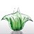Vaso de Decoração em Murano - Verde Esmeralda - M - Wings - Imagem 1