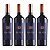 Kit 4 Vinhos Tinto Seco Origem Merlot Casa Valduga 750ml - Imagem 1