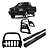 Kit Quebra Mato; Estribo Oval; S10 94/2011 Preto - Imagem 1