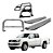 Kit Quebra Mato/estribo Chapa/santo Ant. Amarok Cd Cromado - Imagem 1