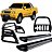 Kit Quebra Mato_estribo_santo Antônio H3 L200 04 Preto - Imagem 1