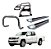 Kit Quebra Mato[estribo Oval]santo Anth2 Amarok Cd Cromadoa - Imagem 1