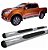 Estribo Lateral Frontier 2017 A 2020 Oblongo Oval Cromado - Imagem 1