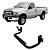 Estribo F250 Cabine Simples Chapa Preto F-250 - Imagem 1