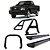 Kit Santo Antonio Quebra Mato Estribo Personalizado S10 94/2011 Preto - Imagem 1