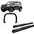 Kit Quebra Mato S/Barra Estribo Oval TrailBlazer Preto - Imagem 1