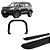 Kit Quebra Mato S/Barra Estribo Chapa TrailBlazer Preto - Imagem 1