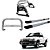 Kit Quebra Mato Santo Antônio H3 Estribo Quadrado S-10 94/2011 C/S Cromado - Imagem 1