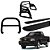 Kit Quebra Mato Santo Antônio H3 Estribo Plataforma S-10 94/2011 Preto - Imagem 1