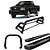 Kit Quebra Mato Santo Antônio H2 Estribo Plataforma S10 94/2011 Preto C/Simples - Imagem 1