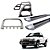 Kit Quebra Mato Santo Antônio H2 Estribo Plataforma S-10 94/2011 Cromado - Imagem 1