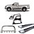 Kit Quebra Mato Santo Antônio H2 Estribo Personalizado S10 12/20 C/Simples Cromado - Imagem 1