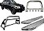 Kit Quebra Mato Santo Antonio H2 Estribo Frontier 2007 Cromado - Imagem 1