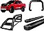 Kit Quebra Mato Santo Antonio H2 Estribo Frontier 16/20 Preto - Imagem 1