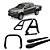 Kit Quebra Mato Santo Antônio Estribo Quadrado S10 12/2020 C/Dupla Preto - Imagem 1