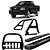 Kit Quebra Mato Santo Antônio Estribo Personalizado S10 94/2011 Preto - Imagem 1