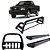 Kit Quebra Mato Santo Antônio Estribo Personalizado S-10 94/2011 Preto - Imagem 1