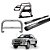 Kit Quebra Mato Santo Antonio Estribo Oblongo S10 94/2011 Cromado C/D - Imagem 1