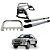 Kit Quebra Mato Santo Antônio Duplo Estribo Quadrado S10 94/2011 Cromado C/D - Imagem 1