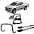 Kit Quebra Mato Santo Antônio Duplo Estribo Quadrado S10 12/2020 C/D Prata - Imagem 1