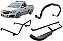 Kit Quebra Mato Estribo Santo Antônio Pick-Up Montana Preto - Imagem 1