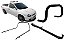 Kit Quebra Mato Estribo Santo Antônio Pick-Up Corsa Preto - Imagem 1