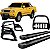 Kit Quebra Mato Estribo Santo Antônio H3 L200 04 Preto - Imagem 1