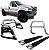 Kit Quebra Mato Estribo Santo Antônio H3 F250 C/Simples Cromado - Imagem 1