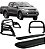 Kit Quebra Mato Estribo Santo Antônio H3 020 L200 Preto - Imagem 1