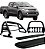 Kit Quebra Mato Estribo Santo Antônio Duplo 020 L200 Preto - Imagem 1