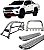 Kit Quebra Mato Estribo Santo Antônio Duplo Hilux 16/20 Cromado - Imagem 1