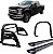 Kit Quebra Mato Estribo Pl Santo Antônio F250 C Duplo Preto BR - Imagem 1