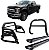 Kit Quebra Mato Estribo Pl Santo Antônio F250 C Duplo Preto BR - Imagem 1