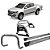 Kit Quebra Mato Estribo Plataforma Santo Antônio H3 S10 12/20 Cromado - Imagem 1