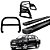 Kit Quebra Mato Estribo Plataforma Santo Antônio H3 Amarok CD - Imagem 1