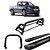 Kit Quebra Mato Estribo Plataforma Santo Antônio H2/Amarok CS Preto - Imagem 1