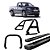 Kit Quebra Mato Estribo Plataforma Santo Antônio Duplo/Amarok CS Preto - Imagem 1