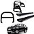 Kit Quebra Mato Estribo Personalizado Santo Antônio H3 Amarok CD Preto - Imagem 1