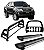 Kit Quebra Mato Estribo Personalizado Santo Antônio H2 Hilux 05-15 Preto - Imagem 1