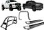 Kit Quebra Mato Estribo Personalizado Santo Antônio Dodge Ram Cromado - Imagem 1
