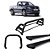 Kit Quebra Mato Estribo Personalizado Fosco Santo Antônio H2/Amarok CS Preto - Imagem 1