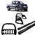 Kit Quebra Mato Estribo Oval Santo Antônio H3/Amarok CS Preto - Imagem 1