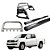 Kit Quebra Mato Estribo Oval Santo Antônio H3 Amarok CD Cromado - Imagem 1
