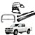 Kit Quebra Mato Estribo Oval Santo Antônio H3 Amarok CD Cromado - Imagem 1