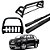 Kit Quebra Mato Estribo Oval Santo Antônio H2/Amarok CD Preto - Imagem 1