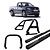 Kit Quebra Mato Estribo Oval Santo Antônio Duplo/Amarok CS Preto - Imagem 1