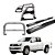 Kit Quebra Mato Estribo Oval Santo Antônio H2 Amarok CD Cromado - Imagem 1