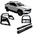 Kit Quebra Mato Estribo Oval Santo Antônio Fiat Toro Preto - Imagem 1