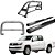 Kit Quebra Mato Estribo Oval Santo Antônio Amarok CD Cromado - Imagem 1