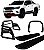 Kit Quebra Mato Estribo CH Santo Antônio H3 Hilux 16/20 Preto - Imagem 1